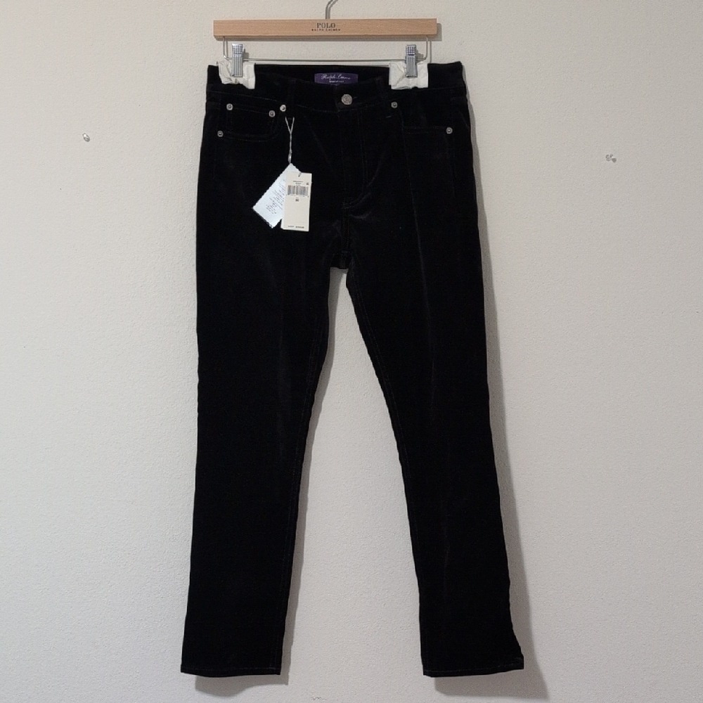 Ralph Lauren Black 160 Skinny Denim Jeans Modern Style